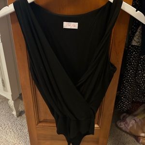 Black Tank Top Body Suit